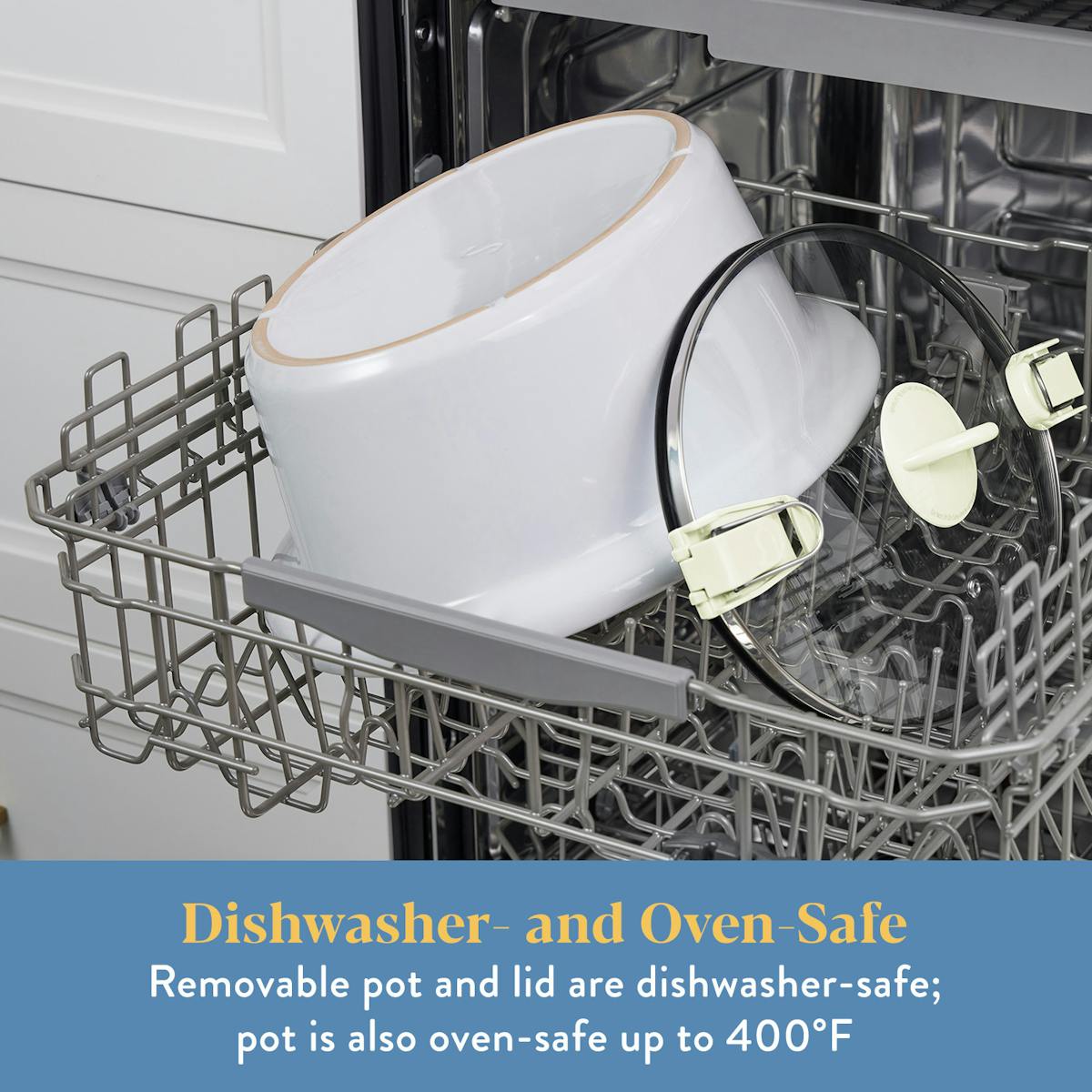 Crock-Pot® 7 Qt. Cook & Carry Programmable Slow Cooker with Carry Bag, Oat Milk Cream