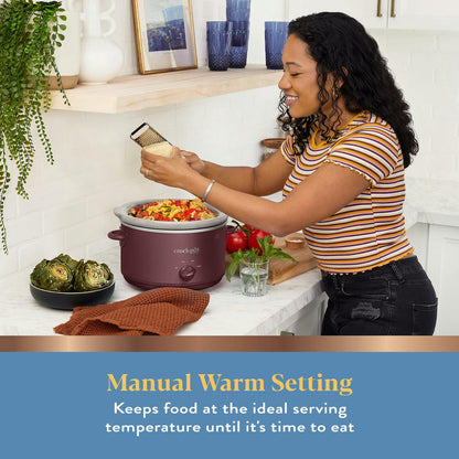 Crock-Pot® Design Series 4.5 Qt. Manual Slow Cooker, Lambrusco