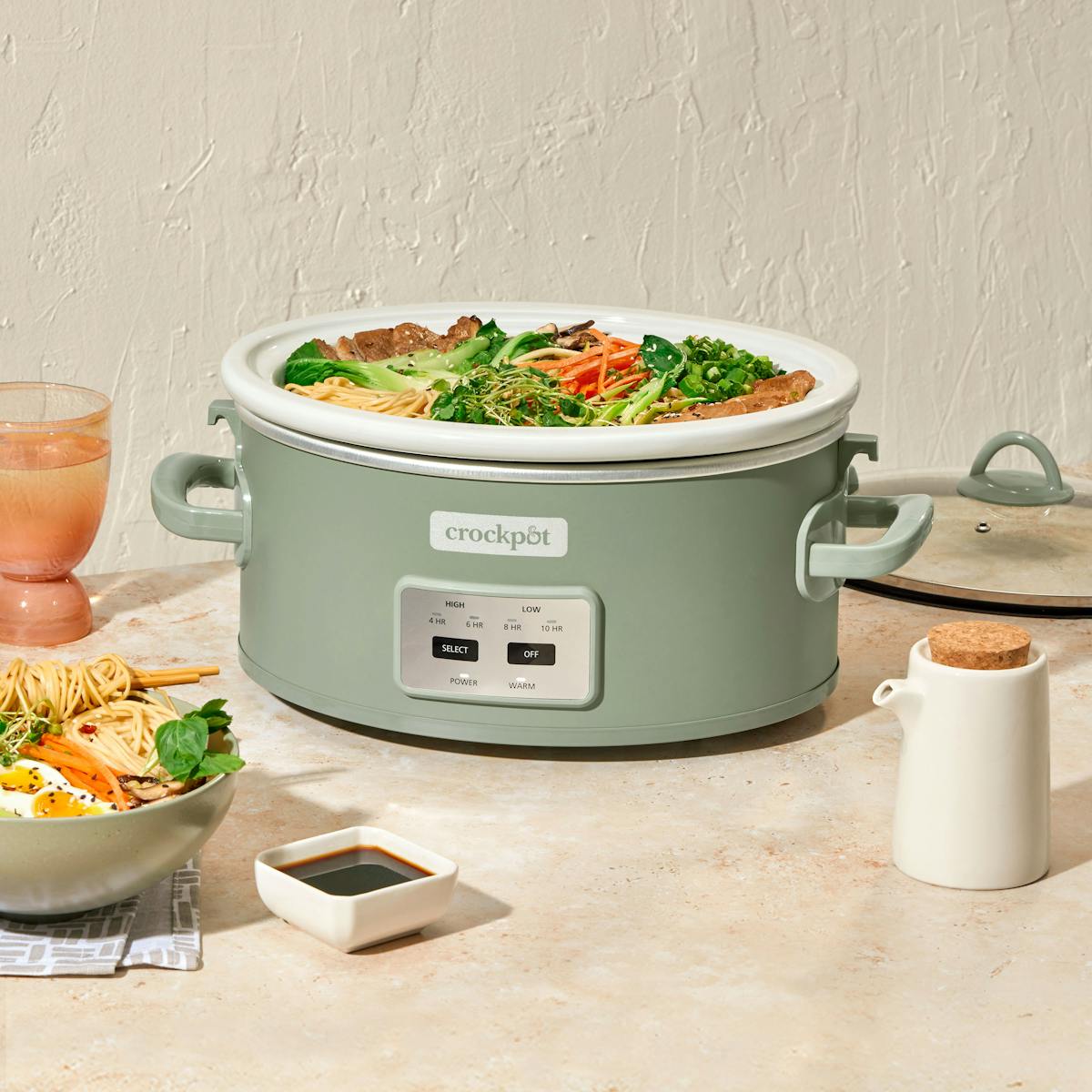 Crock-Pot® Manual 3-Quart Slow Cooker, Silver