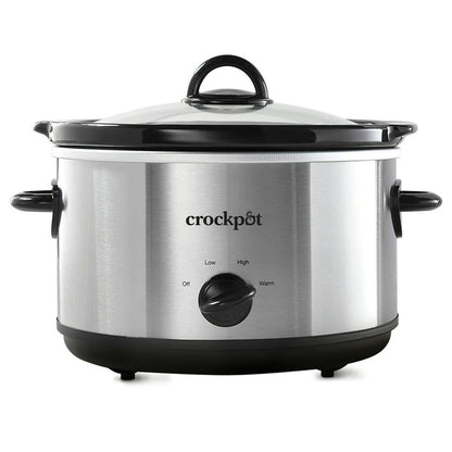 Crock-Pot® Manual 4.5-Quart Slow Cooker, Silver