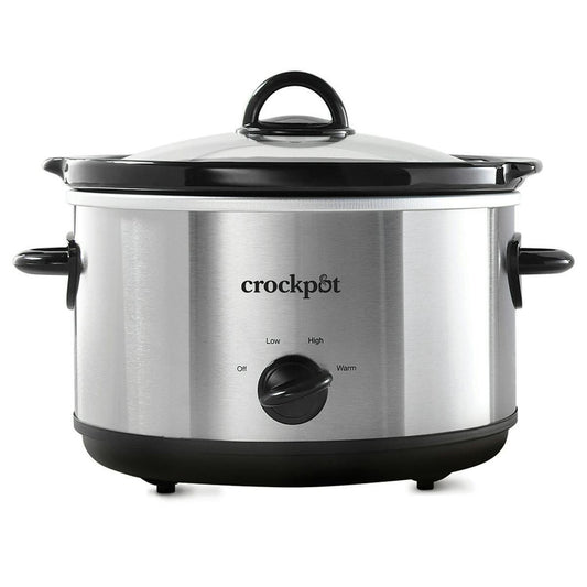Crock-Pot® Manual 4.5-Quart Slow Cooker, Silver